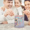 thumbnail image 2 of Cartoon Piggy Bank Owl Pattern Coin Container Kids Money Bank Tinplate Coin Jar, 2 of 4
