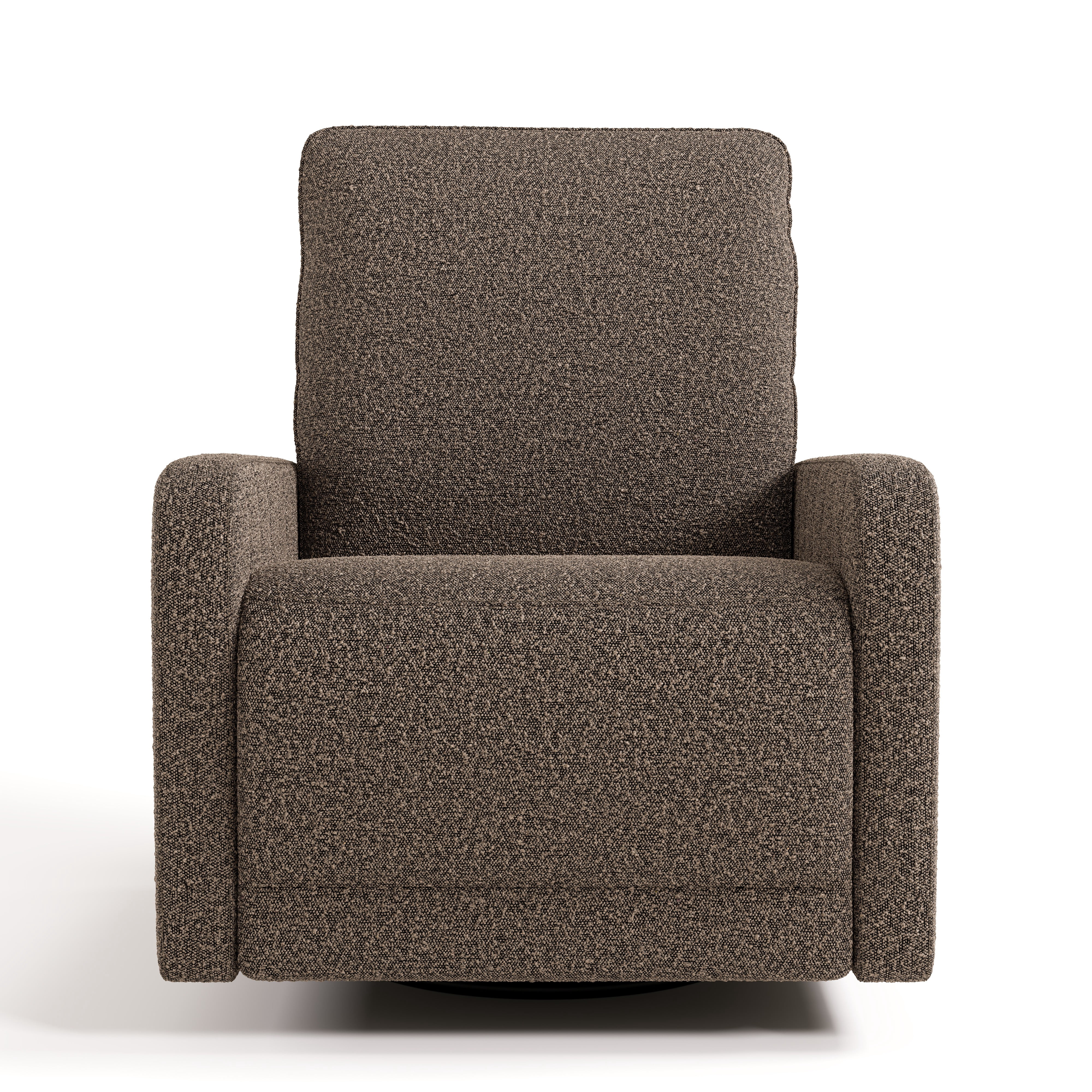 Storkcraft Kyoto Deluxe Extra-Wide Nursery Power Recliner Swivel Glider, Mountain Brown Boucle