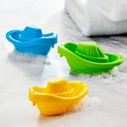 Spark Create Imagine 3-Piece Colorful Boat Train for Water Play Ages 6M+