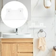 thumbnail image 4 of WASHWEPE Bathroom Storage Rack Acrylic Floating Shelf Transparent 1 Set 7.9x5.9x0.8in, 4 of 8