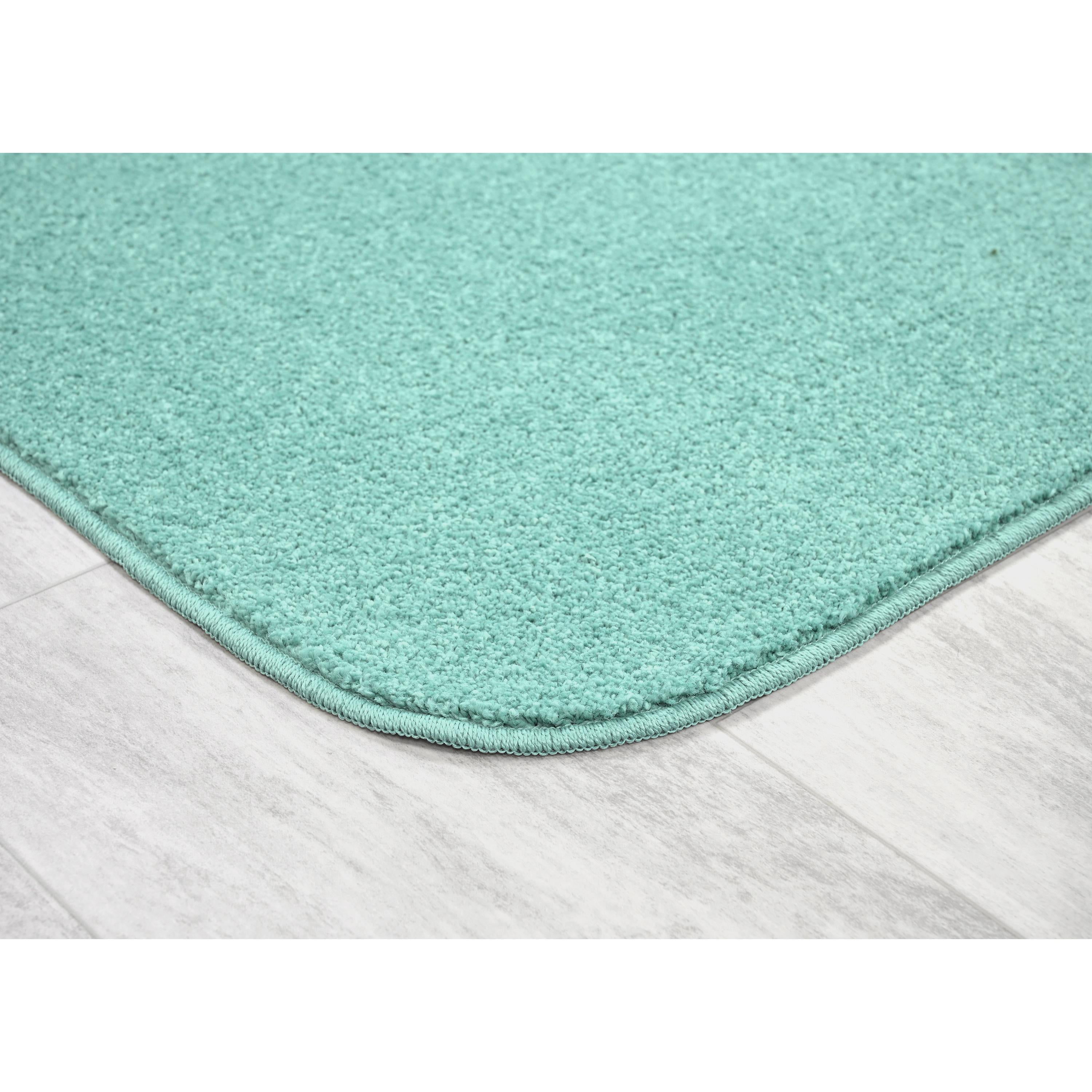 Garland Rug Gramercy Washable Polypropylene Sea Foam Bath Rug, 20" x 34"