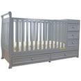 thumbnail image 3 of AFG Baby Furniture Daphne 2-in-1 Crib & Changer Combo Gray, 3 of 6