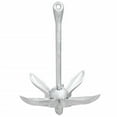 thumbnail image 5 of vidaXL Folding Anchor with Rope Silver 8 kg Malleable Iron, 5 of 5
