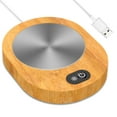 thumbnail image 1 of CIVG Electric Coffee Cup Warmer Portable USB Mug Warmer 55-65℃ Constant Temperature Coffee Cup Heater Coffee Warmer Plate Candle Warmer Gravity Sense Switch for Coffee Milk Tea Home Office, 1 of 10