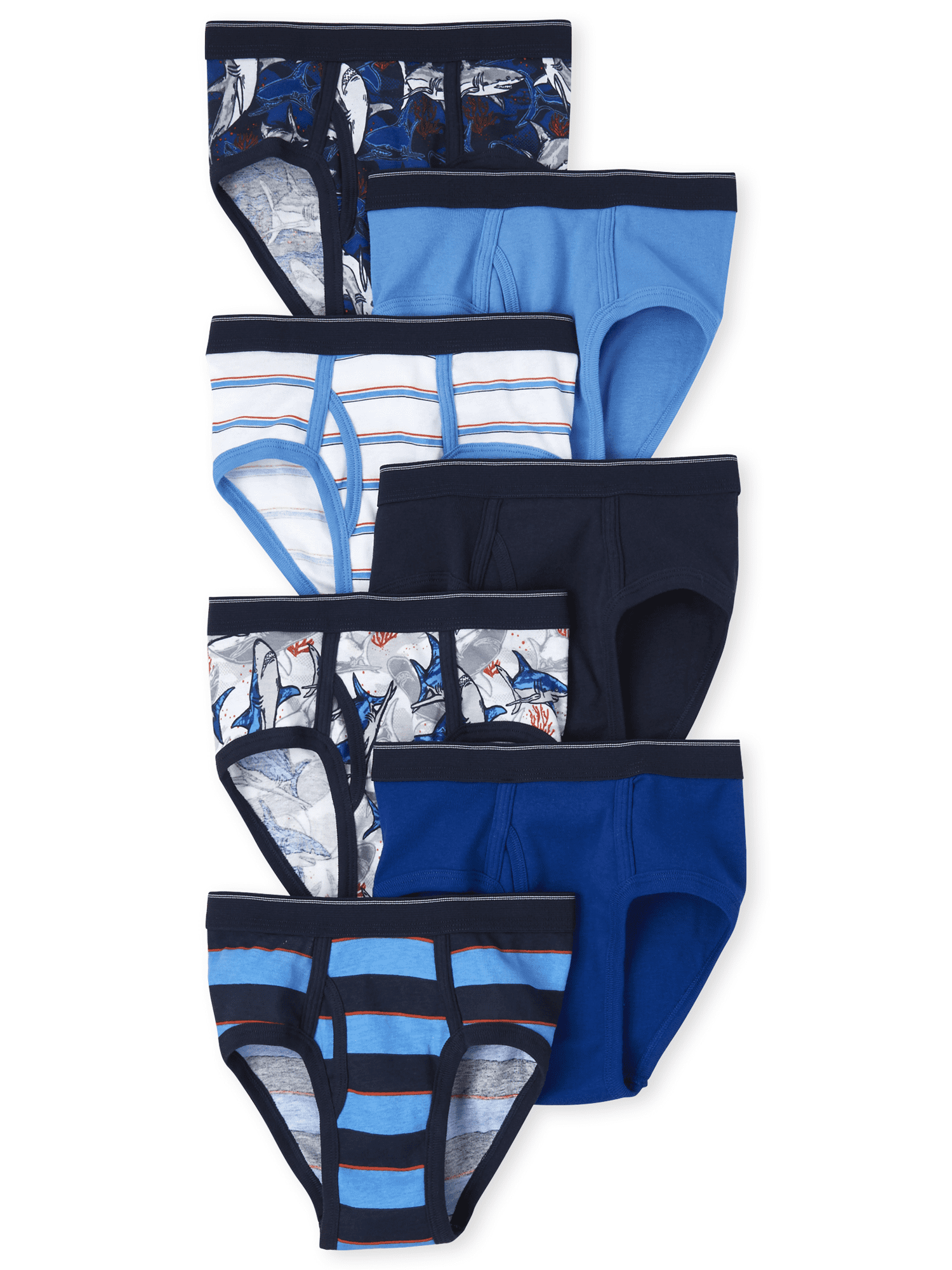 The Children's Place Big Boy Underwear Briefs, 7 Pack (Little Boys