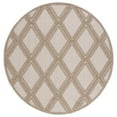 thumbnail image 4 of SAFAVIEH Global Michael Diamond Indoor/Outdoor Area Rug, Beige/Brown, 8' x 10', 4 of 10