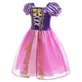 thumbnail image 3 of Girls Princess Costume Dress Female Puff Sleeve Fancy Dress Up, Size for 8-9Y Little Girls, 3 of 6
