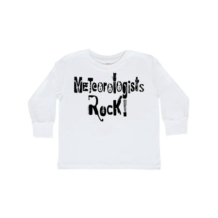 

Inktastic Meteorologists Rock Gift Toddler Boy or Toddler Girl Long Sleeve T-Shirt