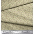 thumbnail image 2 of Soimoi Rayon Fabric Artistic Leaves Print Fabric by Yard 42 Inch Wide, 2 of 3