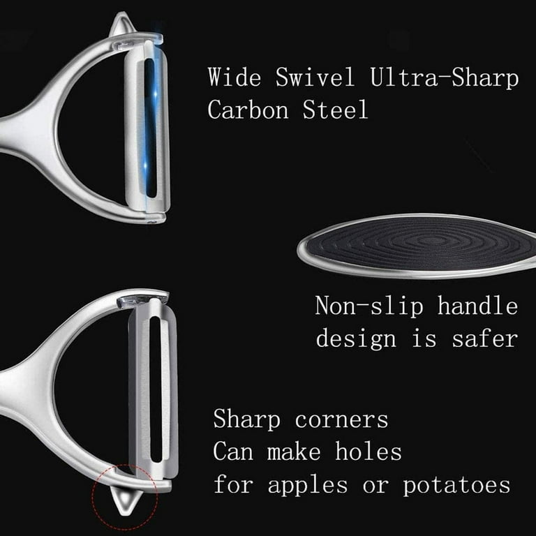 Mveomtd Stainless Peeling Zincs Peeler Multifunctional Alloy Steel Grater KitchenDining & Bar Pumpkin Peeler Stainless Steel Peeler Shder Potato Peeler