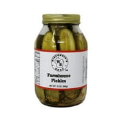 Farmhouse Pickles 64oz. (2-32oz. Jars) Wisconsin’s Best Specialties! Fresh cucumber halves with carrots and onions. Beautiful farm fresh pickles with a mild finish! Pickled Cocktails, Pizza & Snacks!