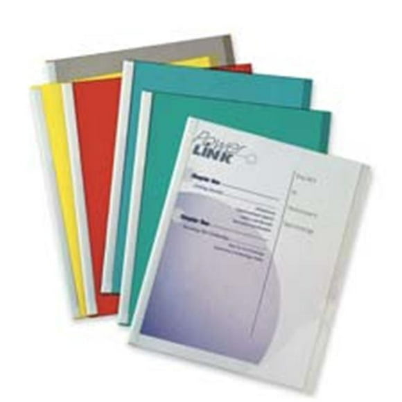 C-Line Products- Inc. CLI Report Covers- w- Barres de Fixation- Vinyle Transparent