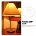 thumbnail image 4 of Lampshade Frame Iron Lamp Shade Ring Fitter Metal Ring Support Light Holder, 4 of 4