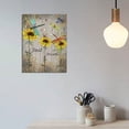 thumbnail image 6 of Christmas Thanksgiving Gift Sunflowers Dragonflies Decor Canvas Wall Art Inspirational Quotes Wall Decor Vintage Wood Farmhouse Floral Painting Artwork Modern Home Decorations 12 x 16 in, 6 of 6
