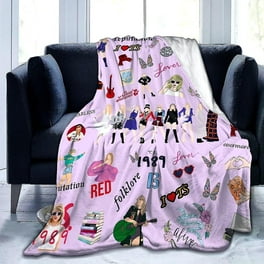 Taylor Swift Singer Merch Blanket Ultra Soft Flannel Throw