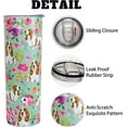 thumbnail image 4 of Basset Hound Gifts for Women Cute Dog Tumbler Coffee Cup for Women Basset Hound Travel Mug 20 Oz Stainless Steel Insulated Water Bottle With Lid and Straw, 4 of 6