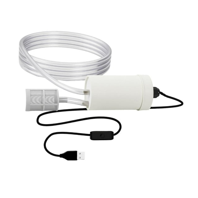 Mini bomba eléctrica autocebante USB de sifón automático para agua Filtro 5M