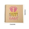 thumbnail image 3 of Baby Journal For Parents To Document Achievements with Photo Areas Design, Newborns Scrapbook Photo Album, 3 of 6
