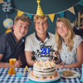 thumbnail image 4 of Topper para pastel de 20.º cumpleaños con glitter OffiCreative, 4 of 7