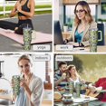 thumbnail image 5 of 40oz Lemon Tumbler Handle Spill Proof Lid Straw 40 oz Lemon Theme Tumbler Double Insulated Travel Coffee Cup Lemon Gifts, 5 of 5