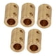 thumbnail image 2 of Acoplamiento de eje de 5 uds., 22mm de longitud, 14mm de diámetro exterior, 5 a 8mm de diámetro interior, acoplador rígido, Conector de eje de Motor de latón, 2 of 12