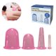 thumbnail image 2 of Juego de 4 ventosas de silicona para terapia de ventosas anticelulíticas, ventosas de silicona para masaje facial y corporal, para tratamiento de celulitis y relajación muscular, 2 of 8