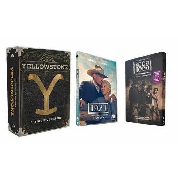 Yellowstone The Complete Series Season 1-5 Part 1&2 1883 1923 DVD Set.