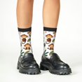 thumbnail image 4 of Honeii Monkeys Swinging from Palms Print Children's Colorful Socks,Unisex Kids and Toddlers' Cushioned Sock,Kids Athletic Crew Socks,for Everyday Wear and Sports, 4 of 5