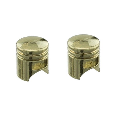 Piston Valve Caps Gold
