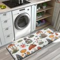 thumbnail image 3 of Brown Mushroom Bug White Pattern Kitchen Rug Mat,Kitchen Runner Rugs Non Skid Washable,Decorative Kitchen Floor Mats for Kitchen,Sink,Laundry,17"x47.2", 3 of 7