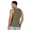 thumbnail image 3 of Hanes Originals Men's Tri-Blend Tank Top Fatigue Green L, 3 of 5