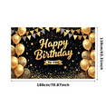 thumbnail image 3 of Yatrandify Decorative Design Happy Birthday Banner Colorful Balloons Celebration Banner for Birthday Party Celebration, 3 of 8