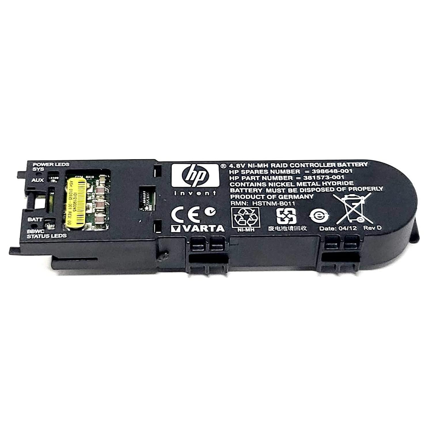 HP Enterprise Smart Array PSeries BBWC 4.8V Raid Controller Battery