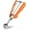 1 tsp (25 mm) Orange, variant on Small Cookie Scoop 2 tsp for Baking, Professional Stainless Steel Mini Ice Cream Scoop 30mm, Cookie Dough Scooper Meatball Scoop, Good Soft Grips, Quick Trigger Release, 10ml (2 Teaspoon)