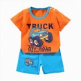 thumbnail image 4 of UAYOTSE Toddler Baby Boy Girl Outfit Short Sleeve Tops Pants Clothes Set Boys 2PCS,Sizes 3-4 Years, 4 of 4