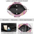thumbnail image 3 of 22 Inch Oversized Travel Bag Lightweight Canvas Weekender Duffel with Multi Pockets, Animal Print, 3 of 5