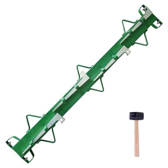 46" Woven Wire Fence Stretcher Bar,Pecker-fix Wire Stretching Tool with 4 Wedges,Suitable for Fixing Fences on Farms Yard, Pastures, Garden Barriers