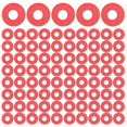 thumbnail image 2 of SODIAL(R) 100PCS Red Motherboard Screw Insulating Fiber Washers, 2 of 5