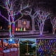 thumbnail image 3 of Guirnalda de luces navideñas solares LED - 72 pies 200 LED 8 modos Luces de hadas para jardín, cerca, balcón, 3 of 5