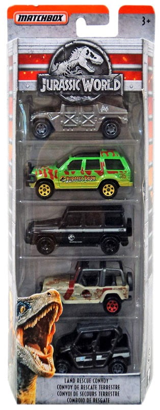 matchbox cars jurassic world