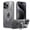 Gray, variant on ELEHOLD for iPhone 15 Case, Compatible with Mag Safe Accessories Military Drop Protection Clear Rugged Ring Kickstand Shockproof Protective Slim Phone Case for iPhone 15,Clear