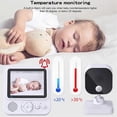 thumbnail image 3 of 2.8inch LCD Video Baby Monitor 2.4G Wireless Security Baby Camera, 3 of 5