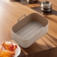 thumbnail image 2 of Freyers Aire Freñador Insertar Plato Rectángulo Airfryer Bandeja para Hornear Freidora Silicona Antig Ticken Antiadherente Accesorios Sartén, 2 of 9