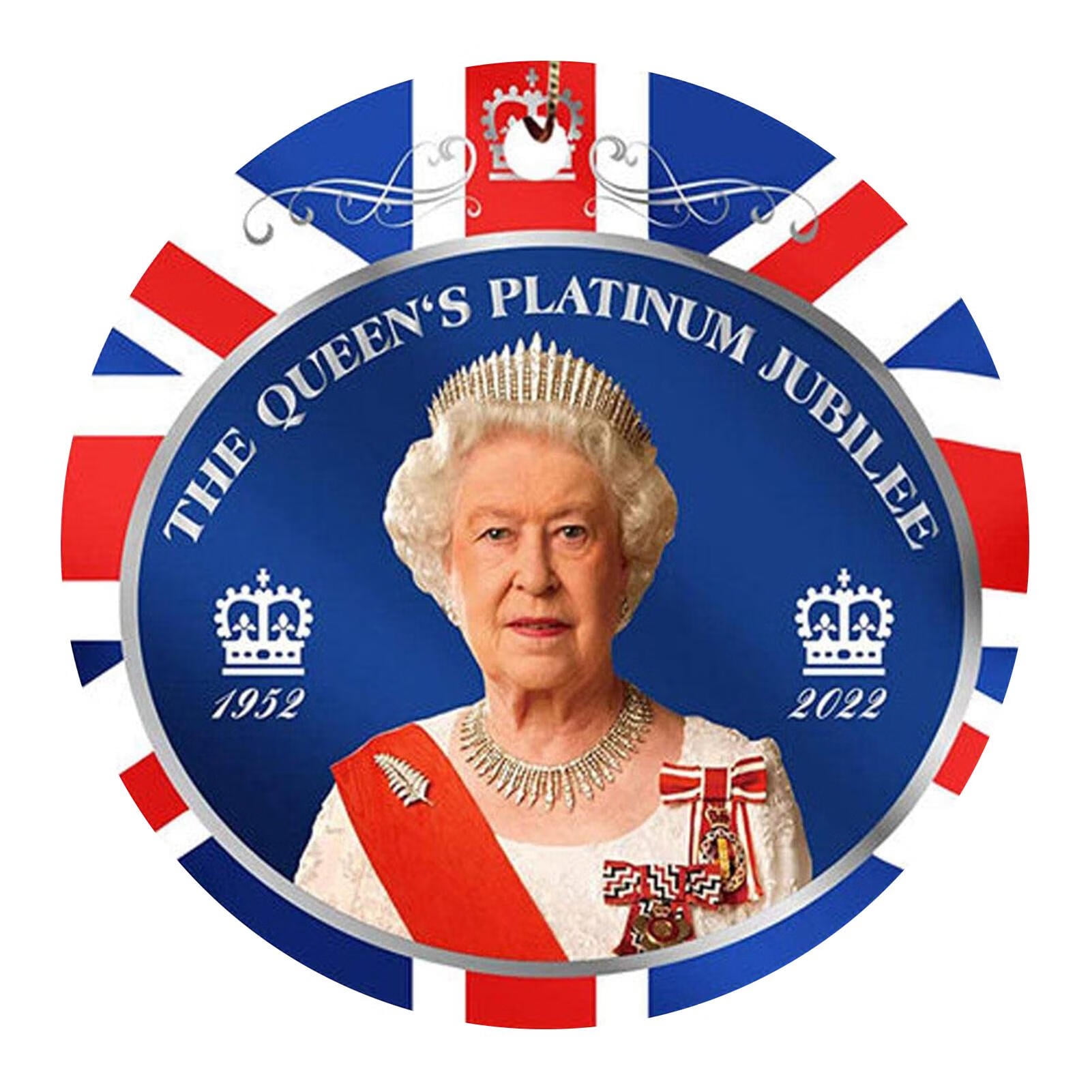 Queen Car Sticker Queen of England Elizabeth Car Window Decals 3D Wall Stickers Personalized