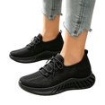thumbnail image 2 of Domzle Women's Walking Shoes Slip On Tennis Sneakers Gym Workout Lightweight Non Slip Mesh Breathable Running Shoes for Women Black, 2 of 7
