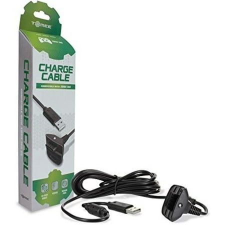Tomee Controller Charge Cable - Black for Microsoft Xbox