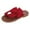 Red, variant on Utoimkio Clip Toe Flat Sandals for Women Summer Casual Flip Flops Sandals for Women Summer Casual Walking Shoes