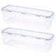 thumbnail image 1 of Caja de almacenamiento rectangular para alimentos de cocina, 2 unidades, a prueba de hojas, sellada, para fideos secos y pasta, 1 of 7