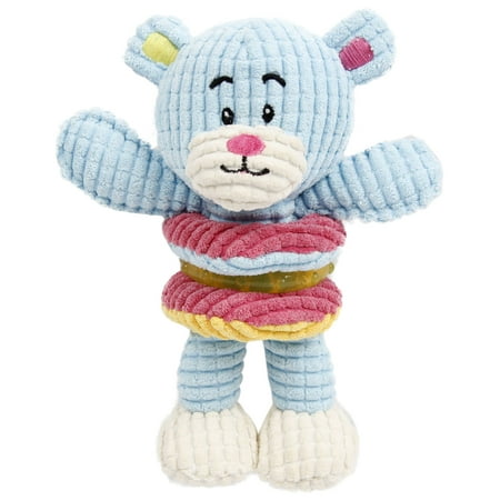 UPC: 0810051333374 | Pet Life ®  Hugga-Bear  Plush Squeaking and Rubber Teething Newborn Puppy Dog Toy