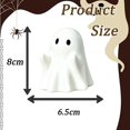 thumbnail image 2 of Halloween Ghost Figurine, Funny Resin Pen Holder Ghost Statue, Cute Decor for Halloween Decorations Desk Indoor and Porch Spooky Home Decor, 2 of 9
